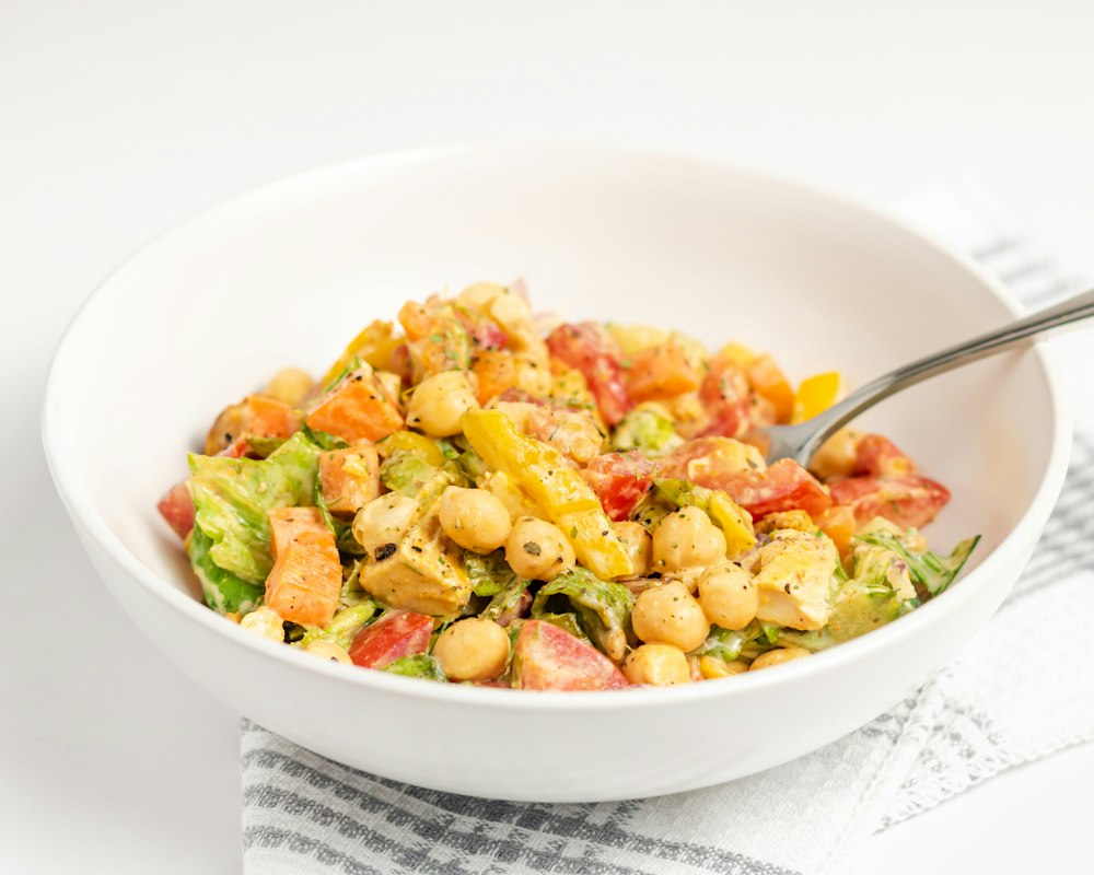 Rainbow Vegetable and Pumpkin Seed Salad
